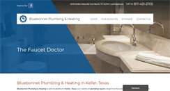 Desktop Screenshot of bluebonnetplumbing.com